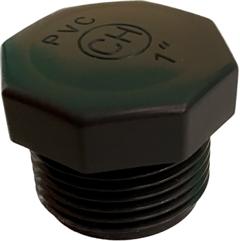 Edkappe / Gewindestopfen AG PVC-U 1/8" bis 4"
